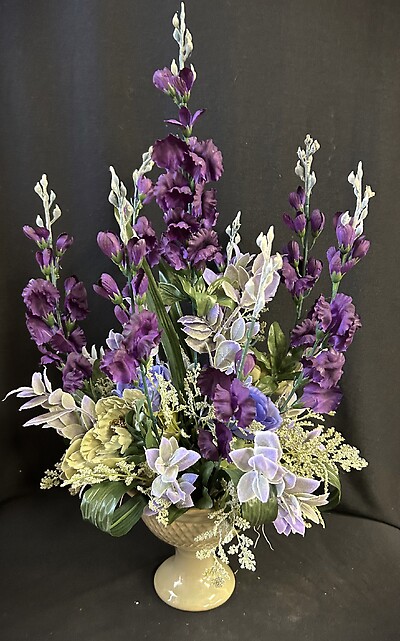 Purple Silk Decor 1