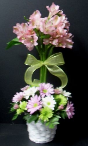 AF Alstroemeria Topiary Bouquet