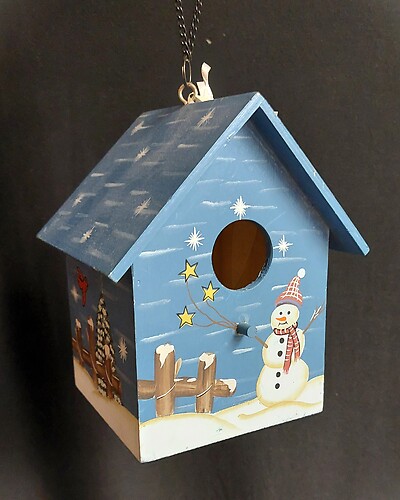 AF Small Snowman Birdhouse