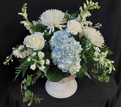 AF White and Blue Sympathy Compote