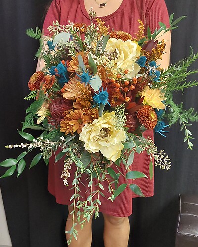 Cascading Fall Garden Bouquet