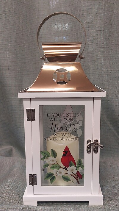 AF Lantern with LED Candle, If You Listen To Your Heart