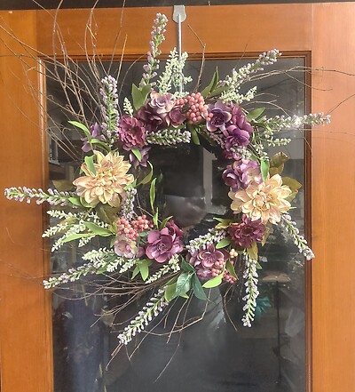 AF Wispy Floral Wreath