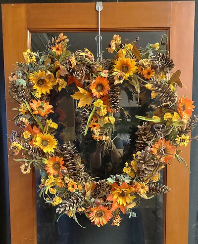 Heart-Shaped Autumn Wreath