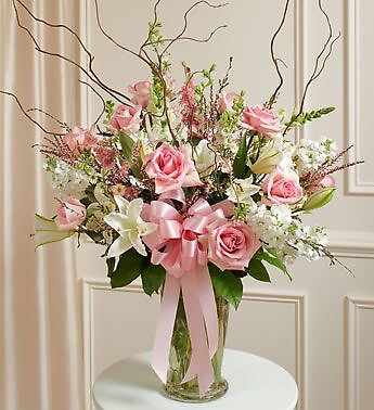 Pink Vase Arrangement