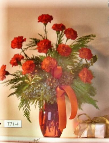 Carnation Vase Arrangement