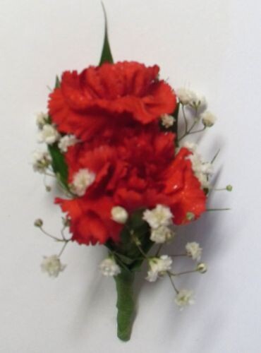 AF Red Mini Carnation Bout (Can pick your colors)