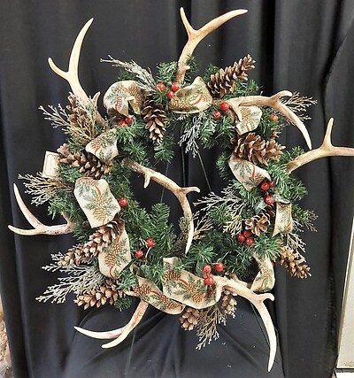 AF Antler Wreath