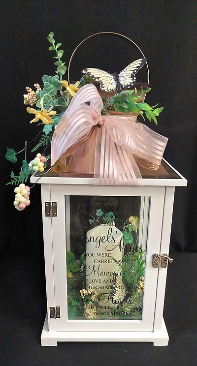 Larger Lantern- Angel&#039;s Arms Silk Design 2