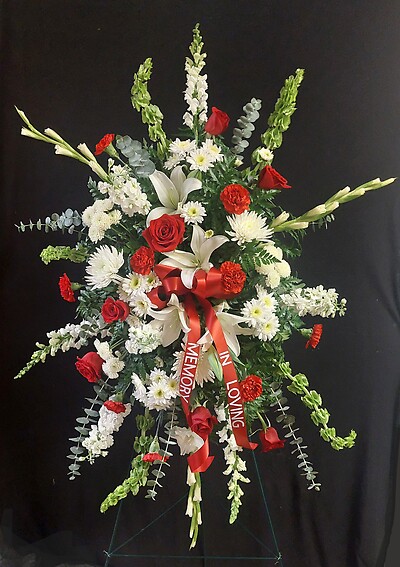 AF Red and White Mixed Easel