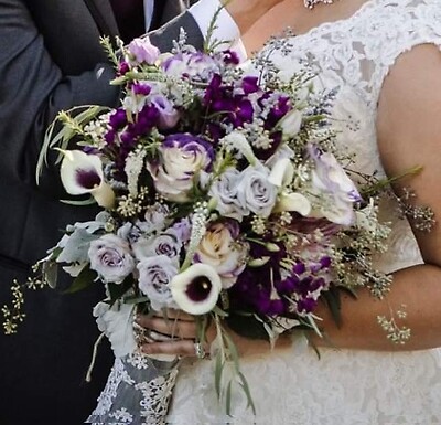 AF Purple Calla mix Bouquet