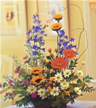 Basket full of Blooms Bouquet