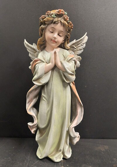 AF Colored Standing Angel Praying