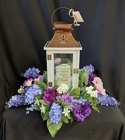 AF Purple Lantern Silk Display 17