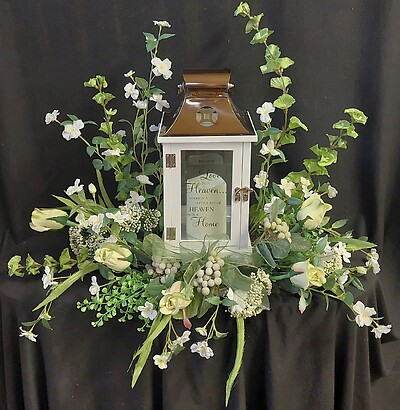 AF Memorial Lantern, Heaven in our Home Silk Design 3