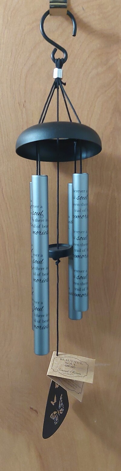 AF 21&quot; Charcoal Sonnet Chime, Beautiful Soul