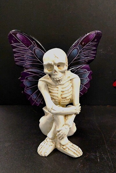 Skeleton Fairy Sitting