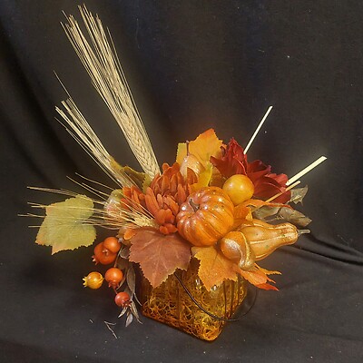 AF Fall Silk Vase Arrangement 2