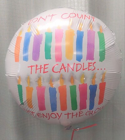 Funny Birthday Balloon- Don&#039;t count the candles..