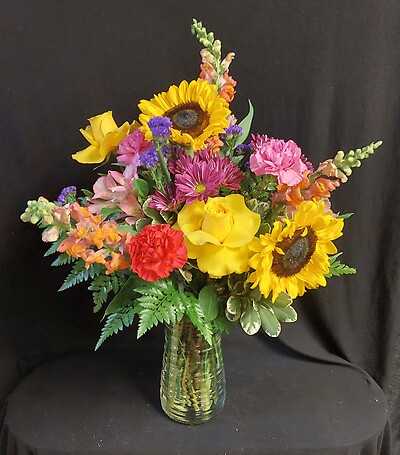 AF Luminous Sunflower Arrangement