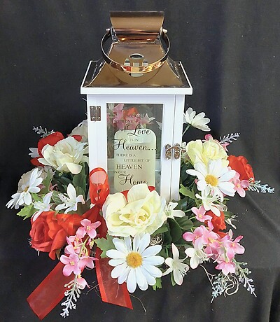 AF Memorial Lantern, Heaven in our Home Silk Design 6
