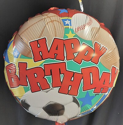 AF Sports Birthday Balloon