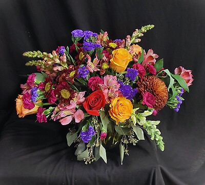 AF Fall Garden Vase Arrangement