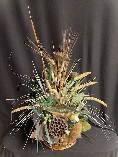 Natural Fish Bouquet Silk