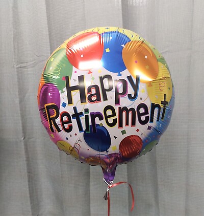 Happy Retirement Balloon