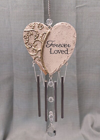 AF Small Forever Loved Heart Chime