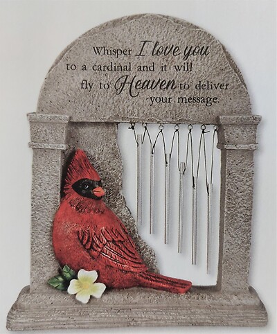 Large Cardinal Heaven Garden Chime