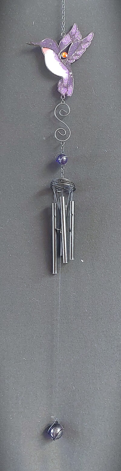 AF Purple Hummingbird Chime