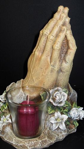 AF Praying Hands Candleholder