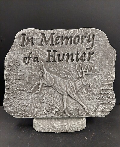 AF Weathered Cement- In Memory of a Hunter