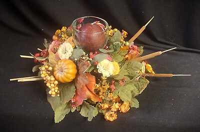 AF Small Silk Candle Centerpiece