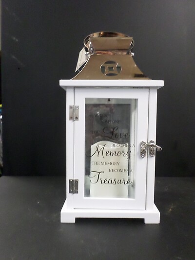 Keepsake Lantern with Led Candle- When someone you love