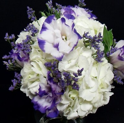 AF Hydrangea and Lisianthus Bouqet (Smaller)
