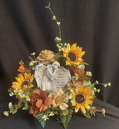 AF Leaning Angel Fall Silk Display 2