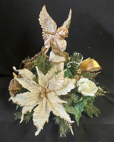 AF Christmas Silk Angel Design 1