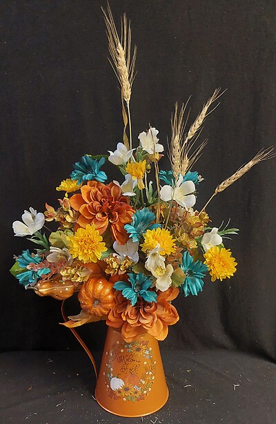 AF Silk Fall Metal Pitcher