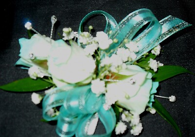 AF Aqua Corsage (Can pick your colors)