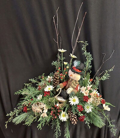 AF Snowman on Sleigh Fresh