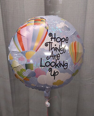 AF I Hope Things Are Looking Up Balloon
