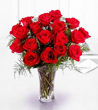 Premium 18 Long Stemmed Red Roses Bouquet