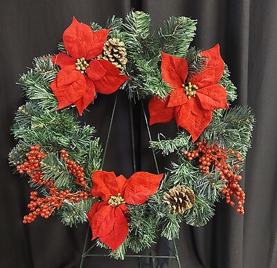 AF Gold and Red Wreath Design 3