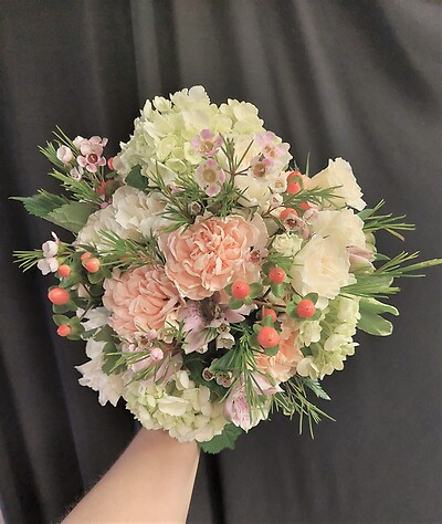 Mixed English Garden Handheld Bouquet