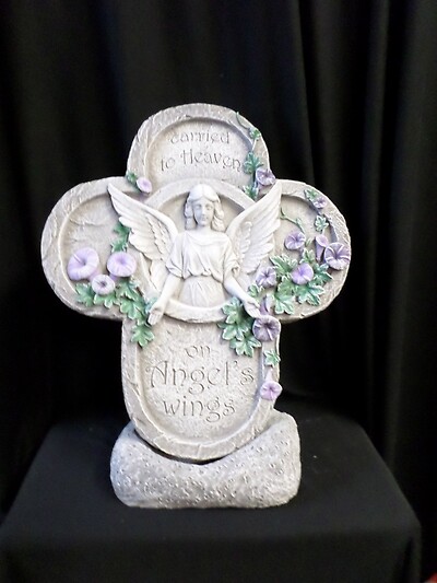 Weathered Cross- Purple